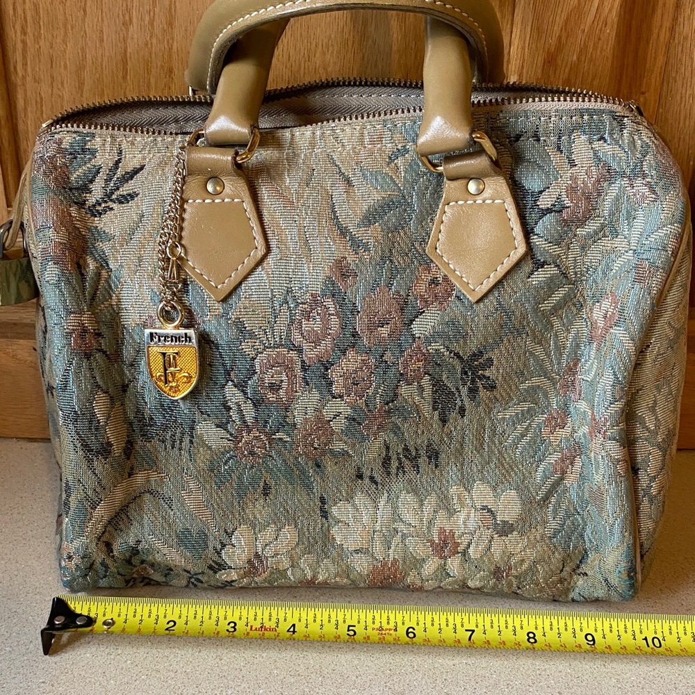Frenchi Floral Tapestry Satchel